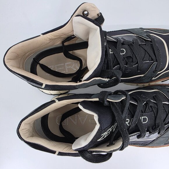 Cole Haan Zero Grand C20034 Black White Leather Mid Boot Size 11W Comfy main image 4